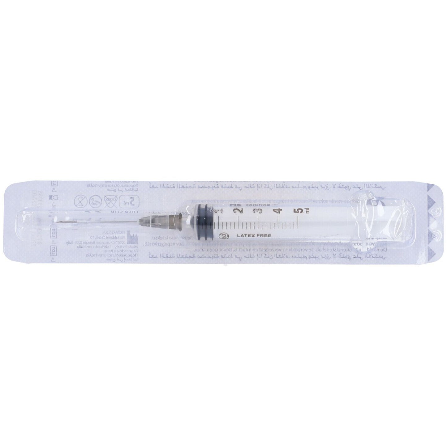 SIRINGA 5 ML CON AGO 22 G x 1-1/4 CHEMIL