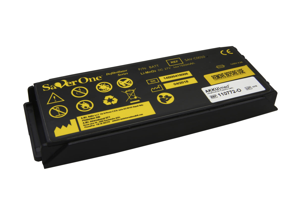 PACCO BATTERIA DEFIBRILLATORE SAVER ONE VERSIONE 360 J
