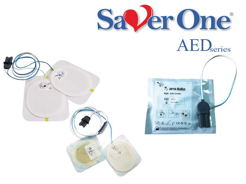 ELETTODI DEFIBRILLATORE SAVER ONE VERSIONE 360 J PEDIATRICI