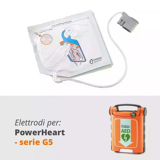 PIASTRE DEFIBRILLATORE POWERHEART G5 ADULTI